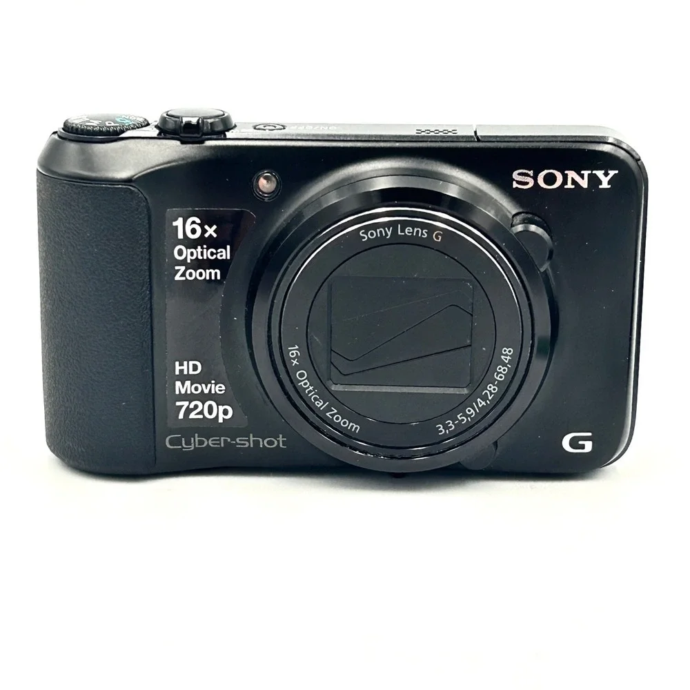 Sony Cyber-shot DSC-H90 Digital Camera Black 16.1MP 16x Optical Zoom Bundle EUC